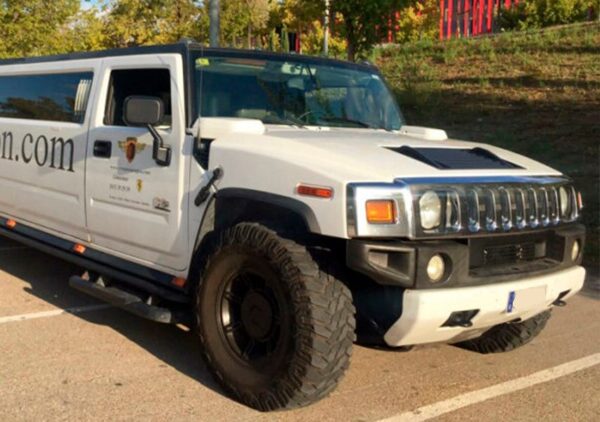 Limusina Hummer H2 Blanca