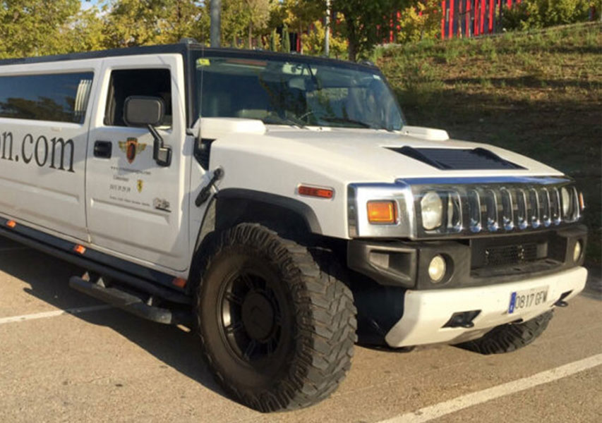Limusina Hummer H2 Blanca